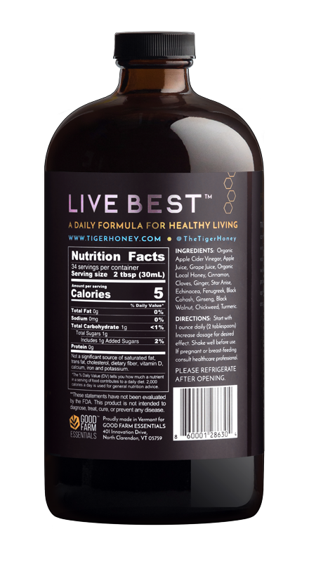 TIGERHONEY Wellness Tonic (4-Month Supply)